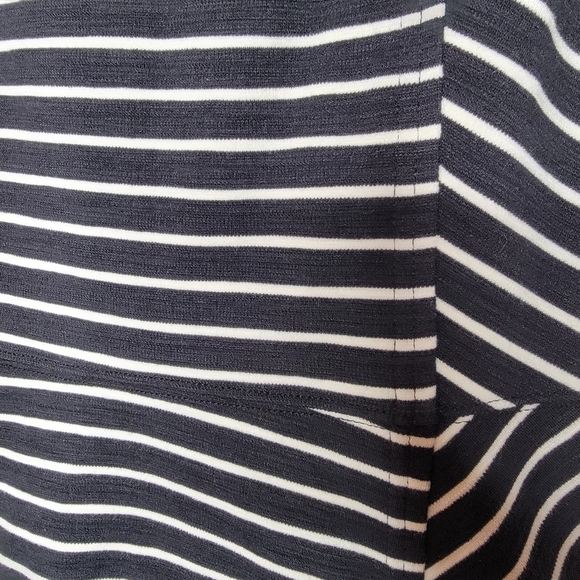 J. Crew Optical Illusion Black/White Striped Dress - Picture 6 of 15